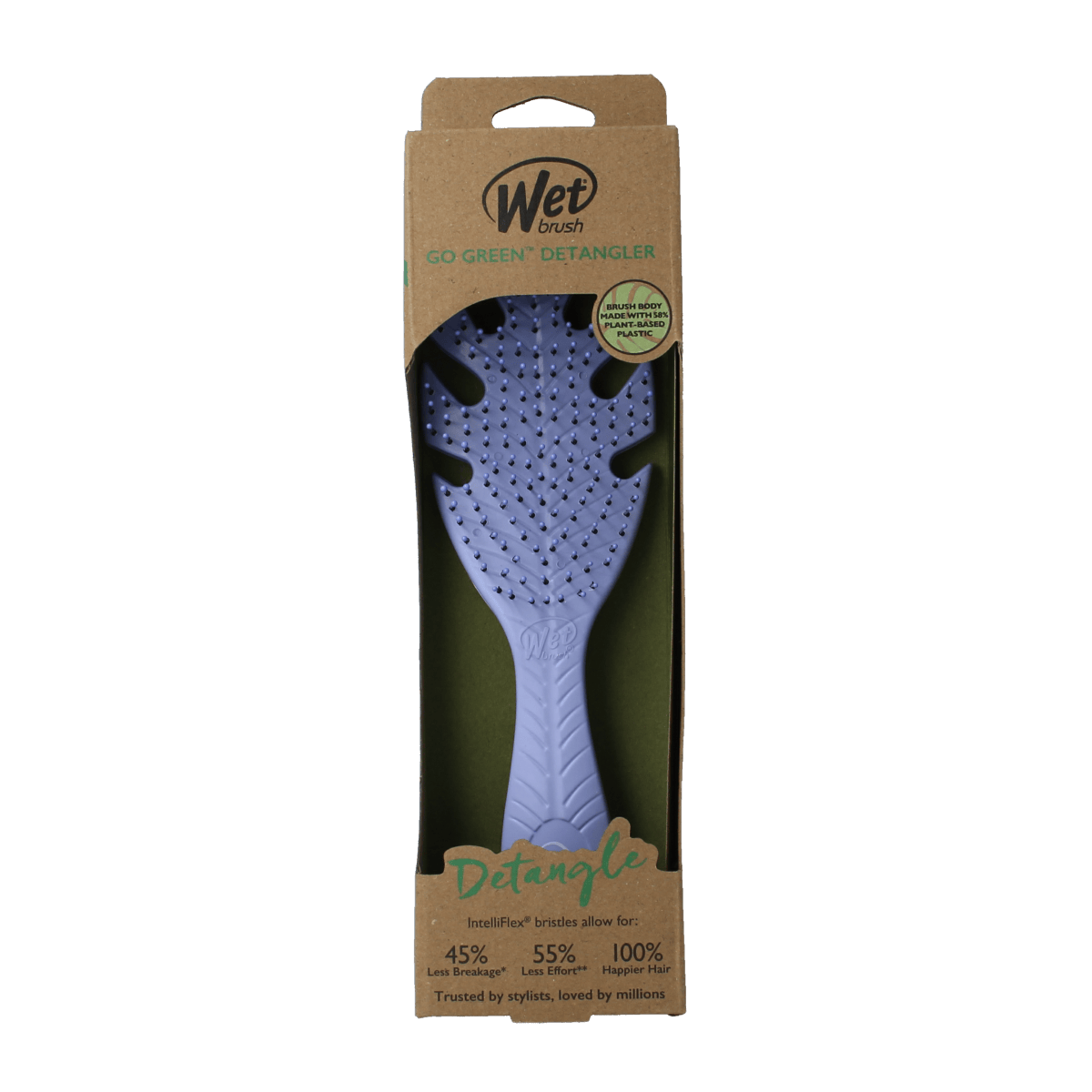 Wet Brush Sponzen, Borstels en Handschoen Lichaam 1.00 Stuks Wet Brush Go green detangler lavender 1.00 Stuks